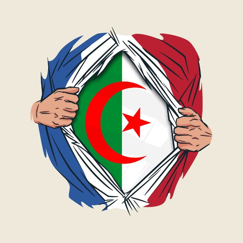 Design Frankreich und Algerien