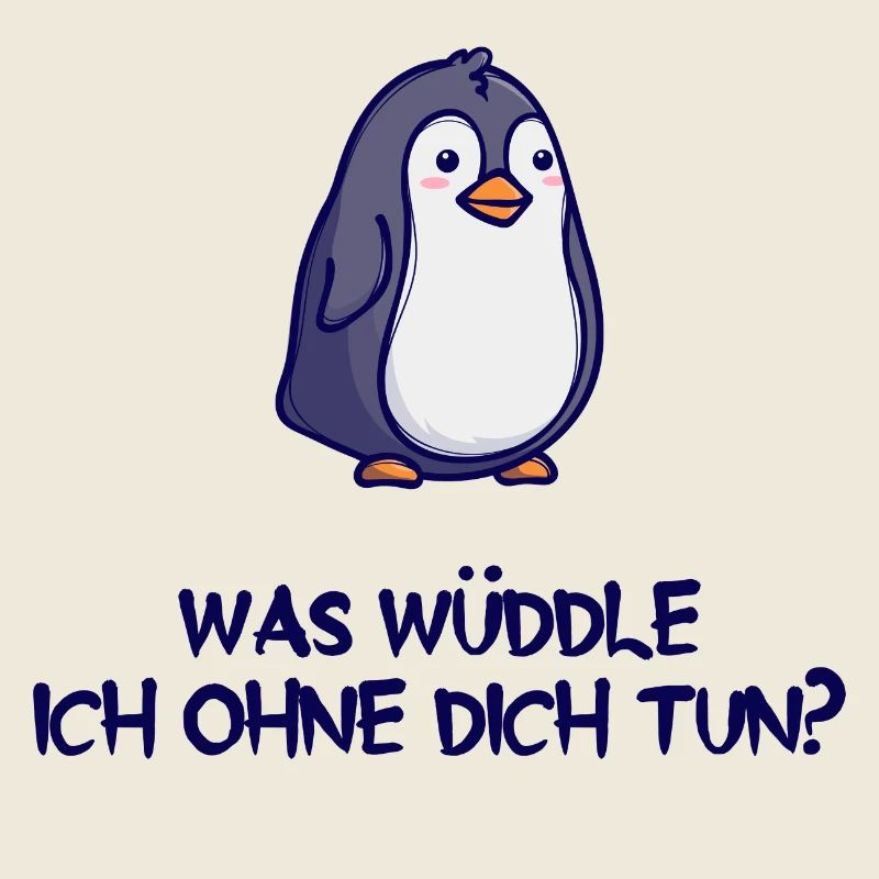 Tier Humorvoll Pinguin Statement Arktis Vogel
