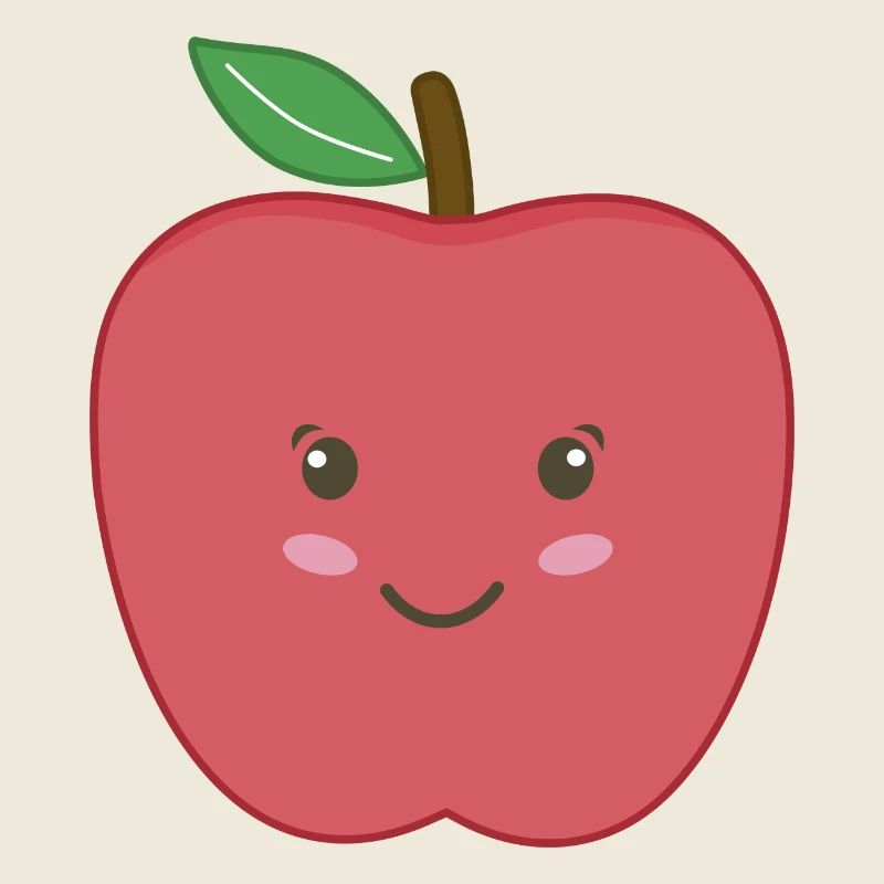 Apfel Kawaii