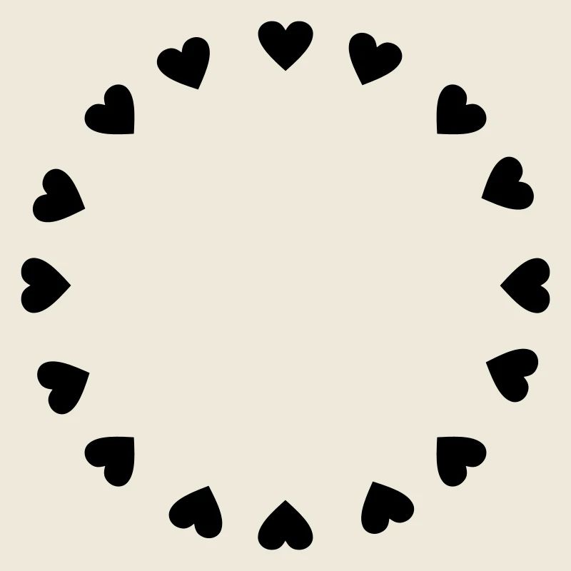Hearts circle