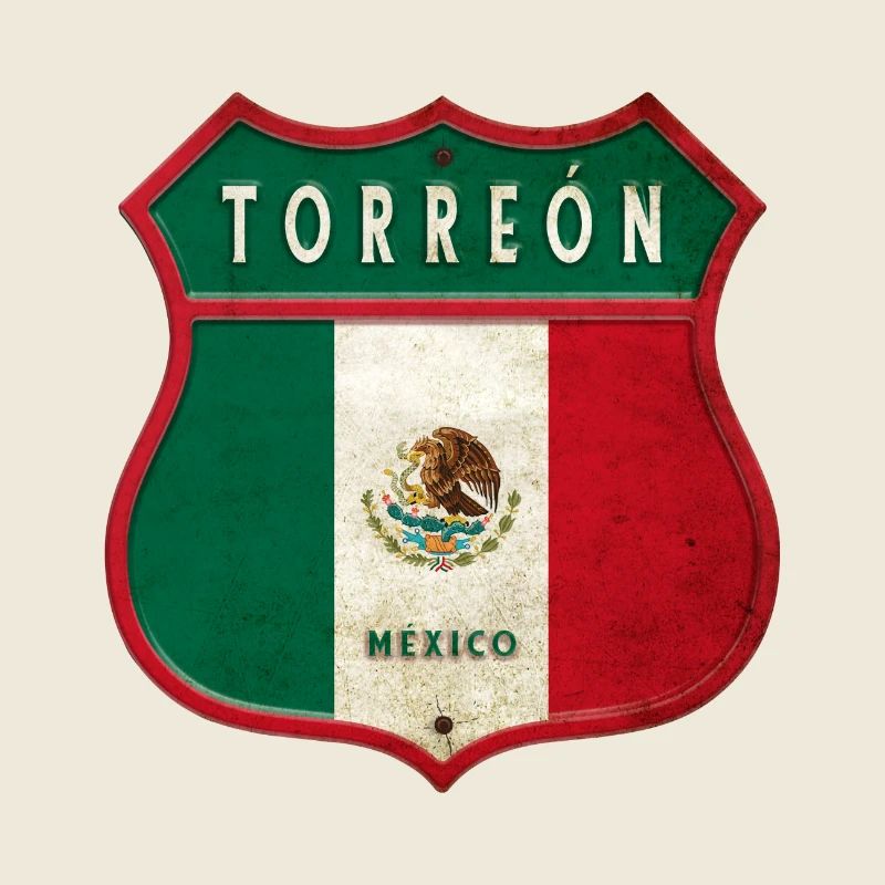 Torreón Mexiko Wappen Design