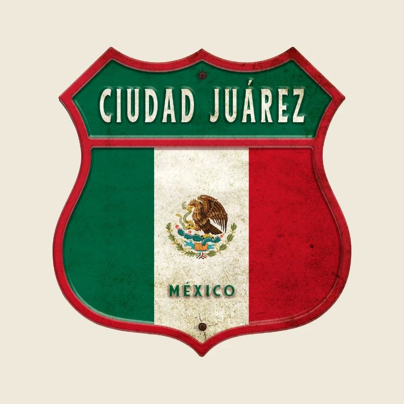 Ciudad Juárez Mexiko Wappen Design