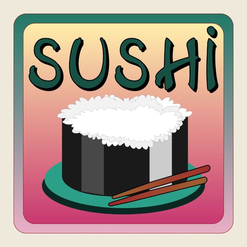 MENU DE RIZ À SUSHI - CUISINE ASIATIQUE
