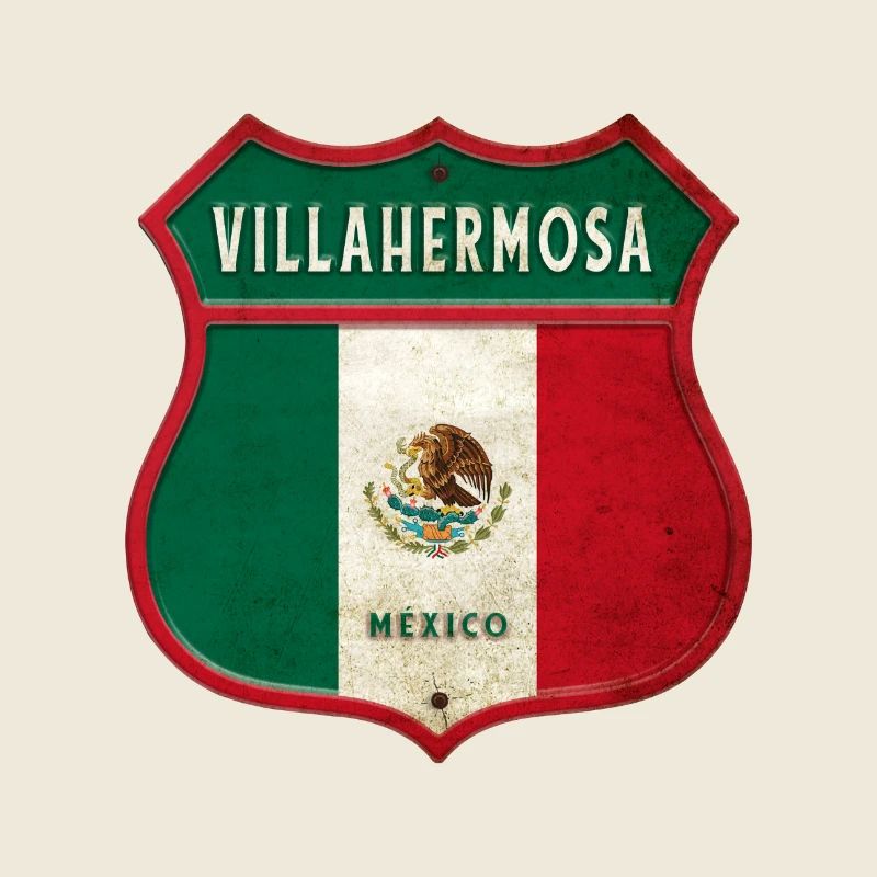 Villahermosa Mexiko Wappen Design