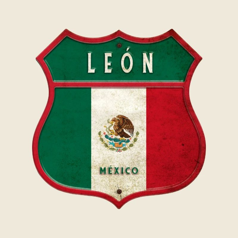 León Mexiko Wappen Design
