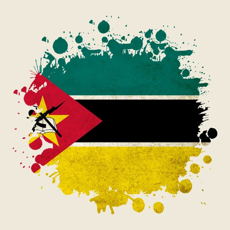 Mozambique blob flag design