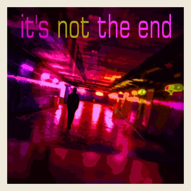 Neonpfad der Nacht