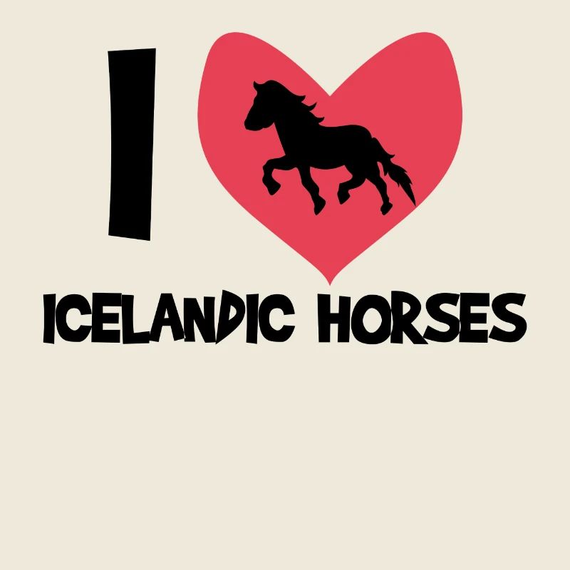Islandpferde Ich Liebe Pferde Herz Statement