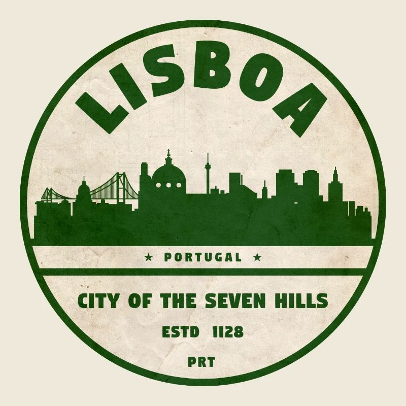 Lisboa Silhouette Stadtlogo