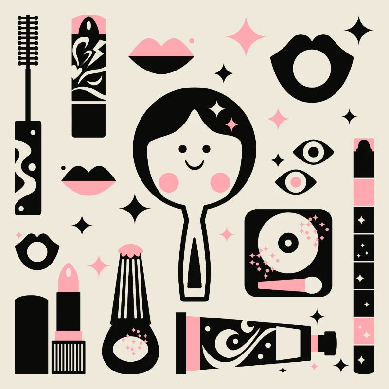 Disco Make Up Revival L Black Pink