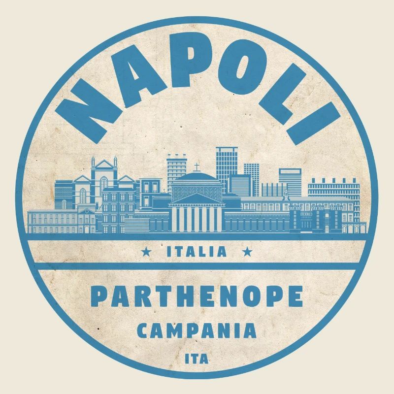 Napoli Skyline Abzeichen
