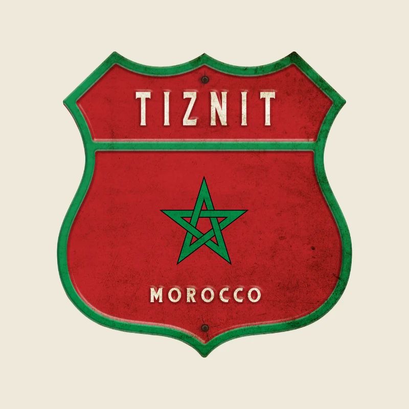 Design du drapeau marocain de Tiznit