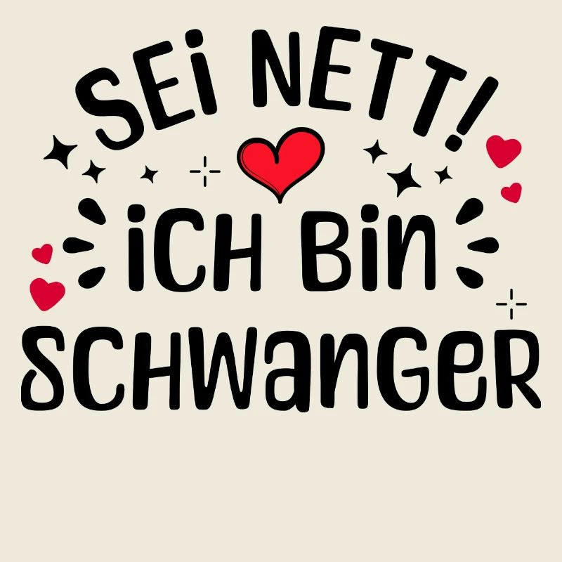 Schwangerschaft Mutter Schwanger Herz Statement