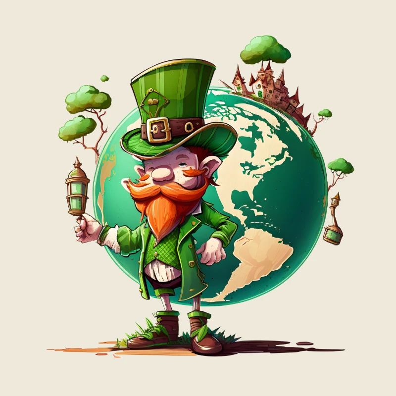 Leprechaun du Bonheur du Monde