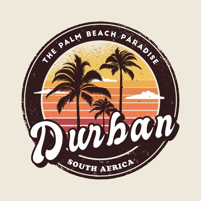 Design de palmier de Durban, Afrique du Sud