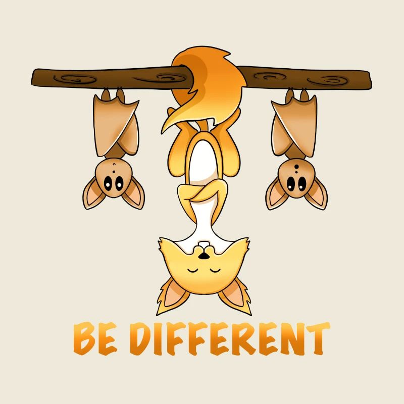 süßes Fuchs Motiv be different