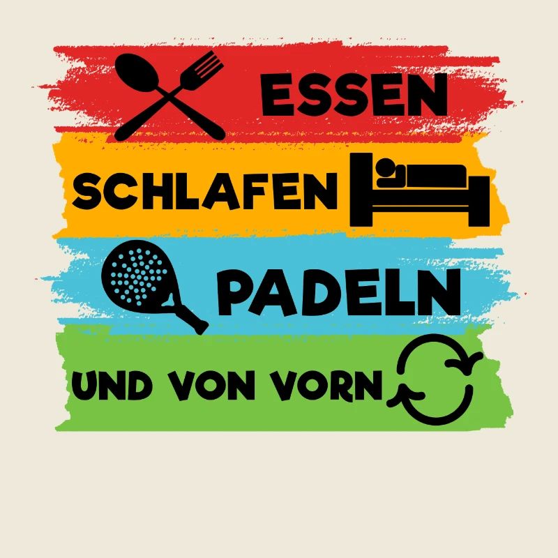 Sport Spieler Racket Padelspiel Padel Statement