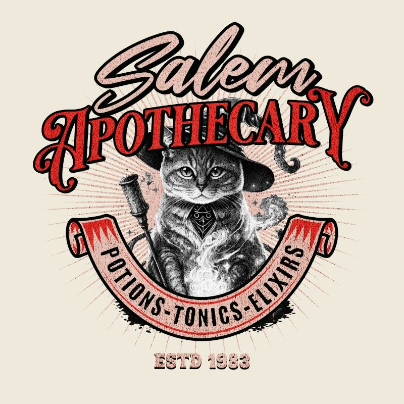 Salem Apothecary Wizard Cat