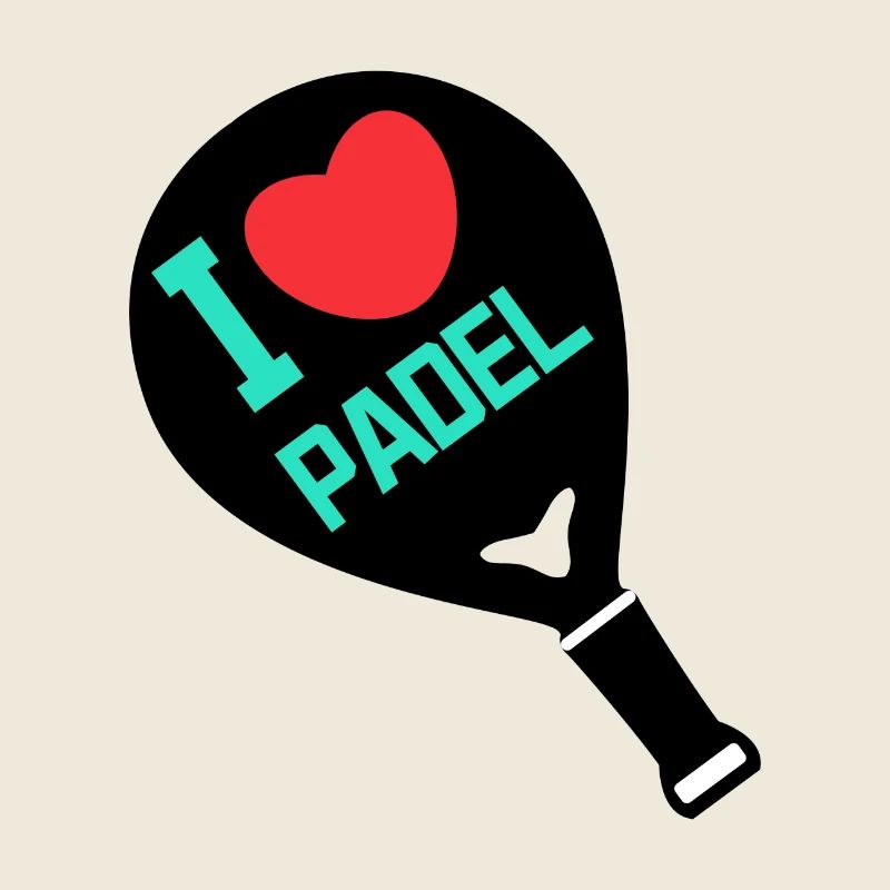 Déclaration Heart Player Racket I Love Padel
