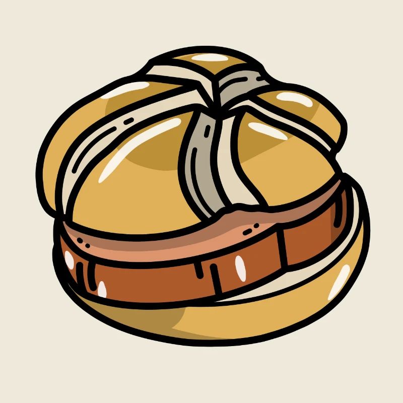 Delicious Leberkäs rolls without mustard