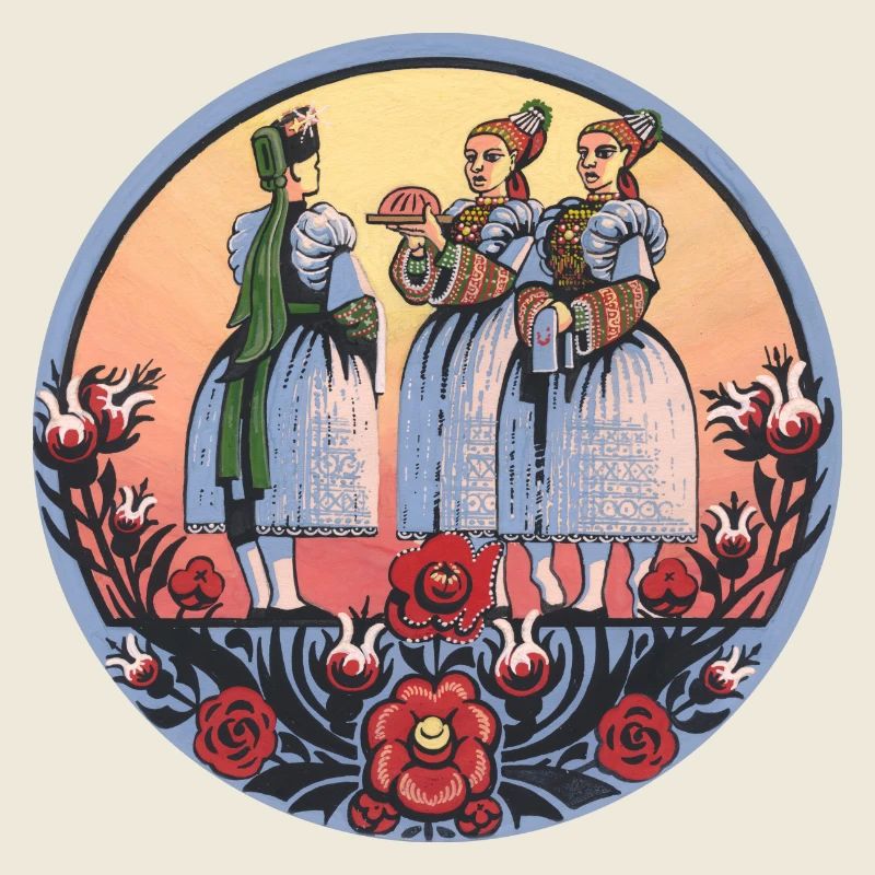 Folklore sorbe – Pain et costumes traditionnels