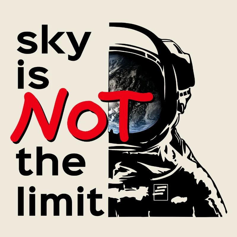 sky is Not the limit black