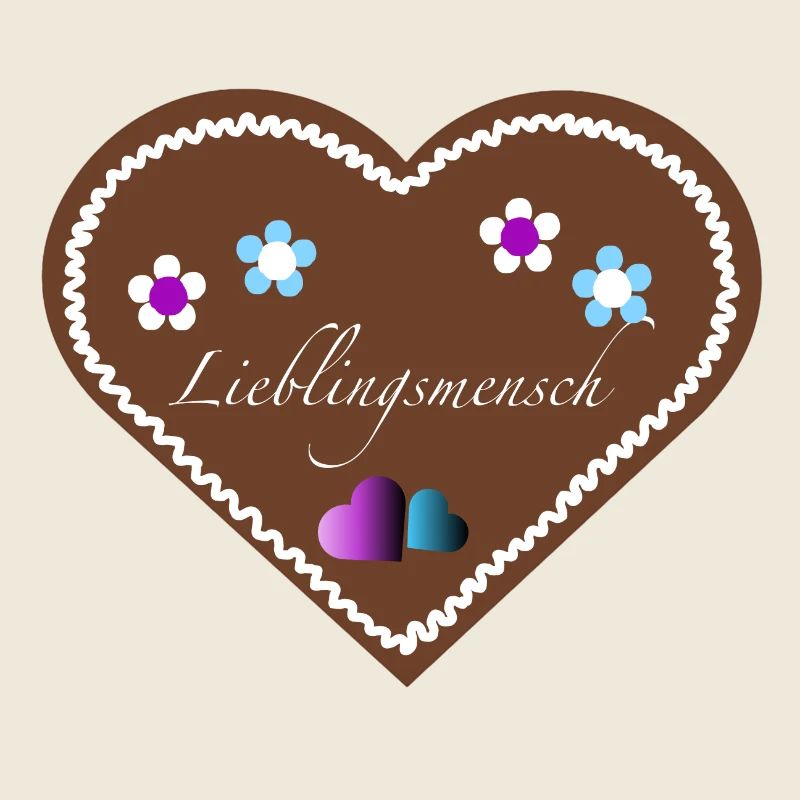 "Jahrmarkt-Liebe" Lieblingsmensch lila hellb