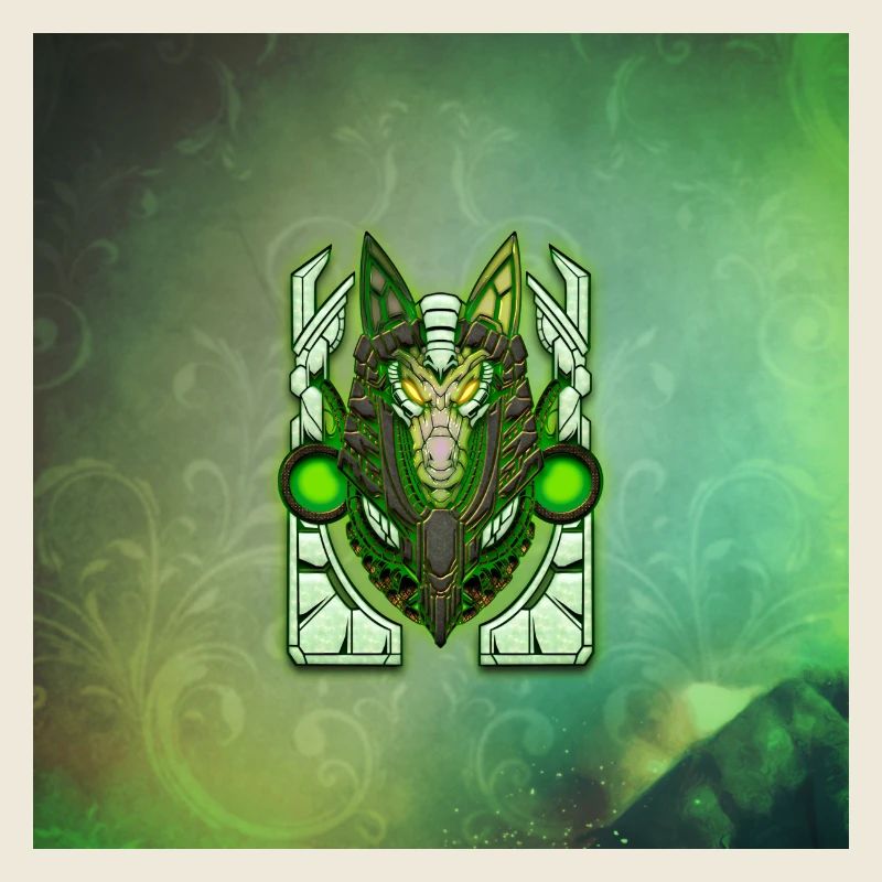 Tolle Anubis Cyberpunk Maske