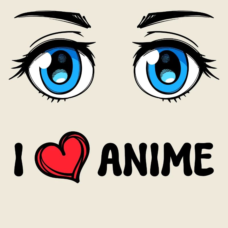 J’aime Anime Heart Manga Déclaration Dessin animé