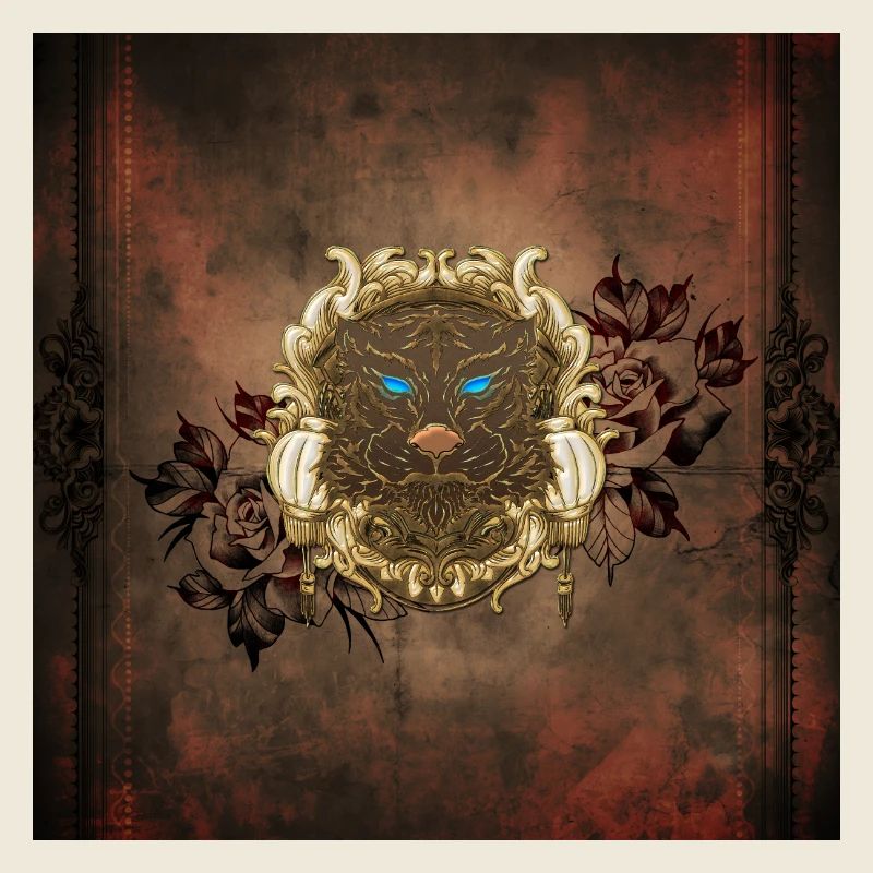 Decorative fantasy animal head