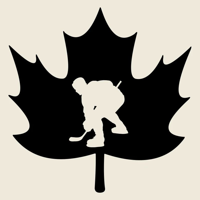 Logo du joueur de hockey sur glace de la Feuille d’érable du Canada