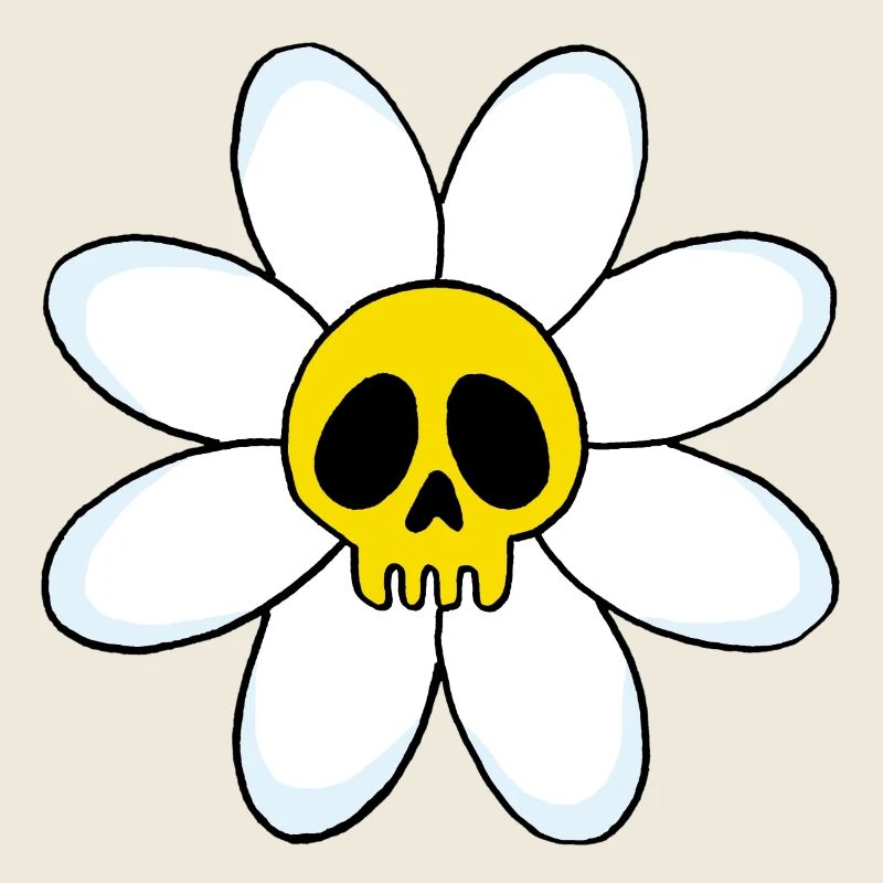Crâne de fleur