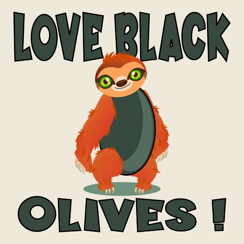 LIEBE SCHWARZE OLIVEN FAULTIER