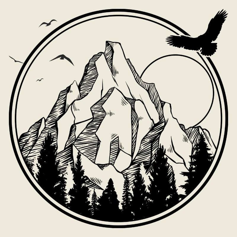Midnight Bird Silhouette