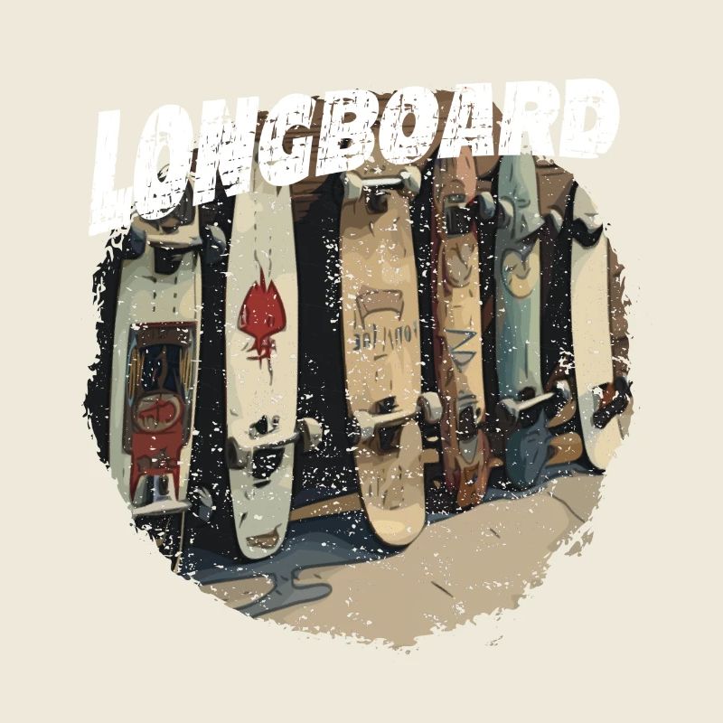 Longboard Skating Skateboard