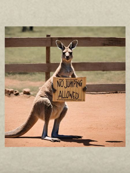 Kangaroo Meme Design - Printflow