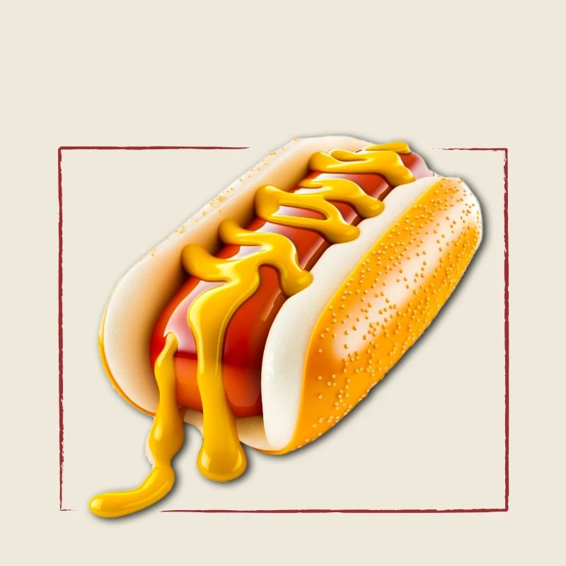 Hot-Dog Restauration Rapide Encadré