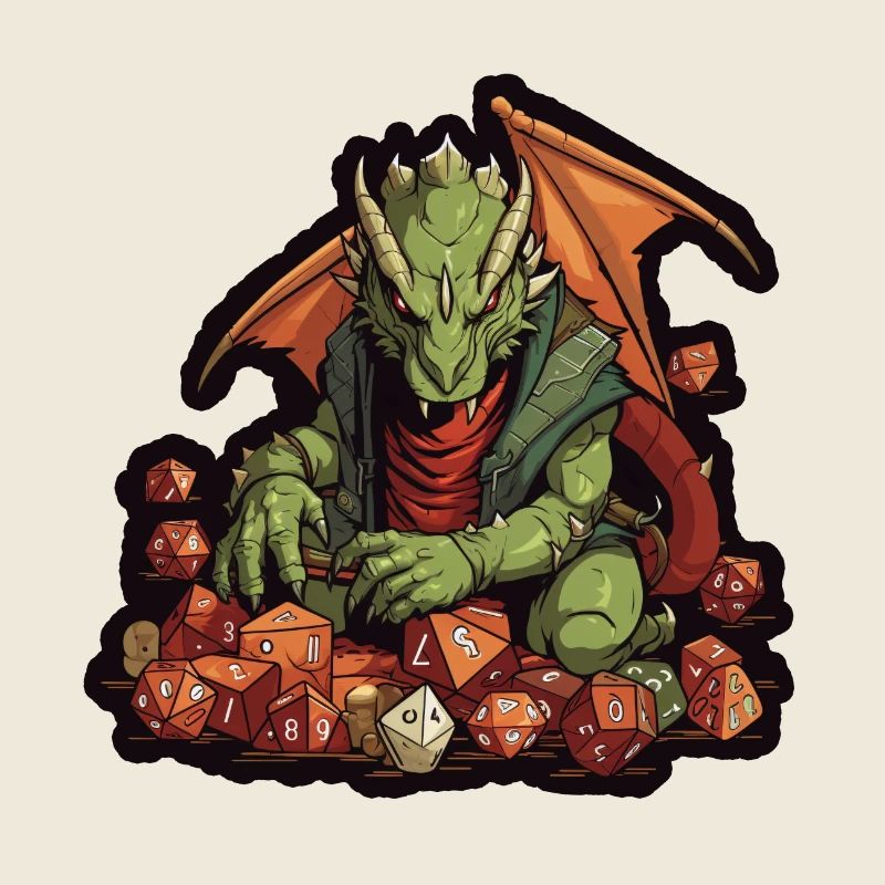 Dragon Guards D20 Cube – RPG fantastique