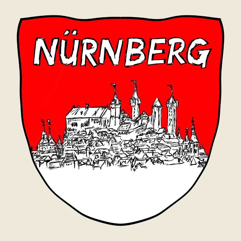 Armoiries de Nuremberg Silhouette