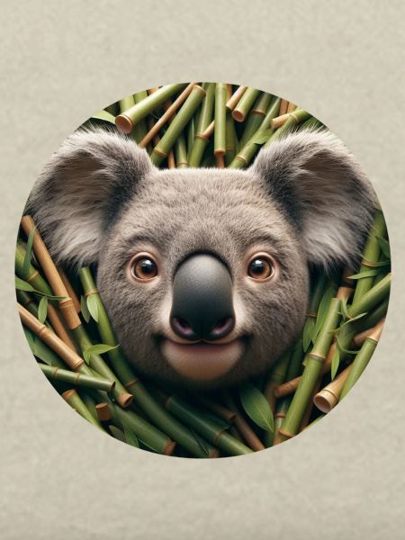 Koala in animation style