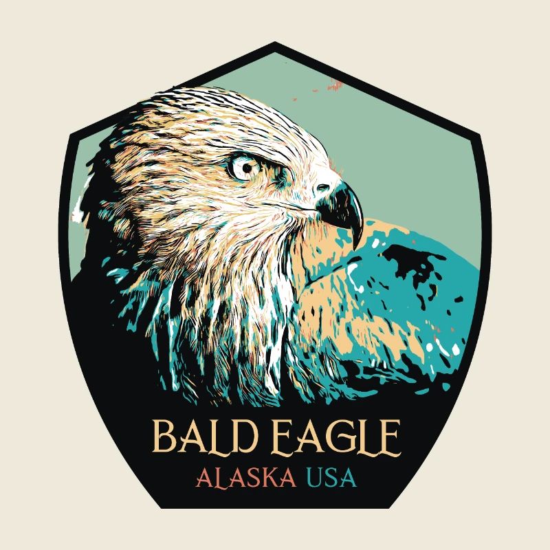 Alaskan Bald Eagle Portrait