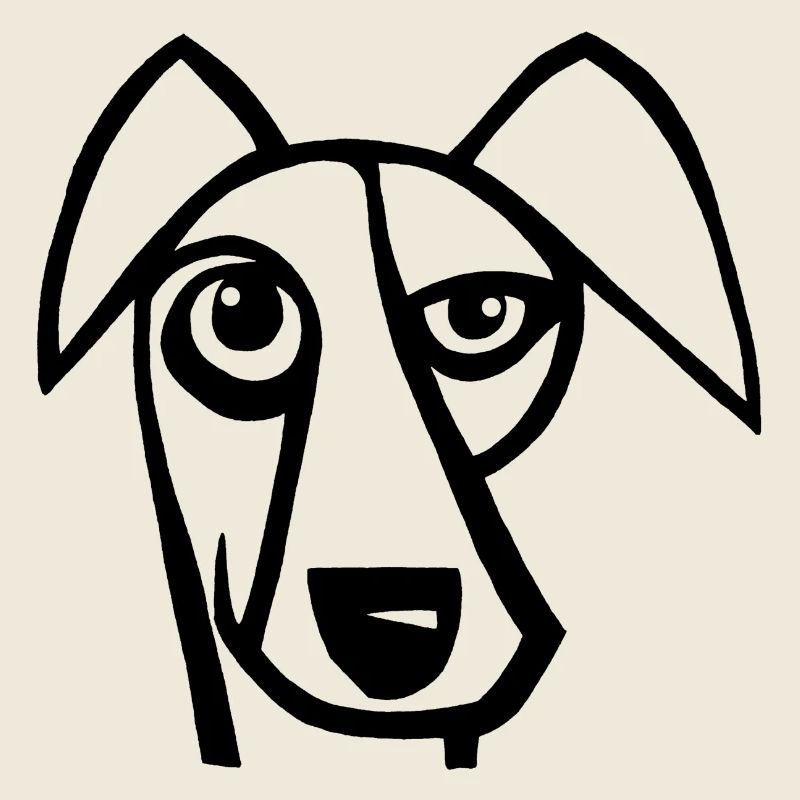 Drôle de chien noir