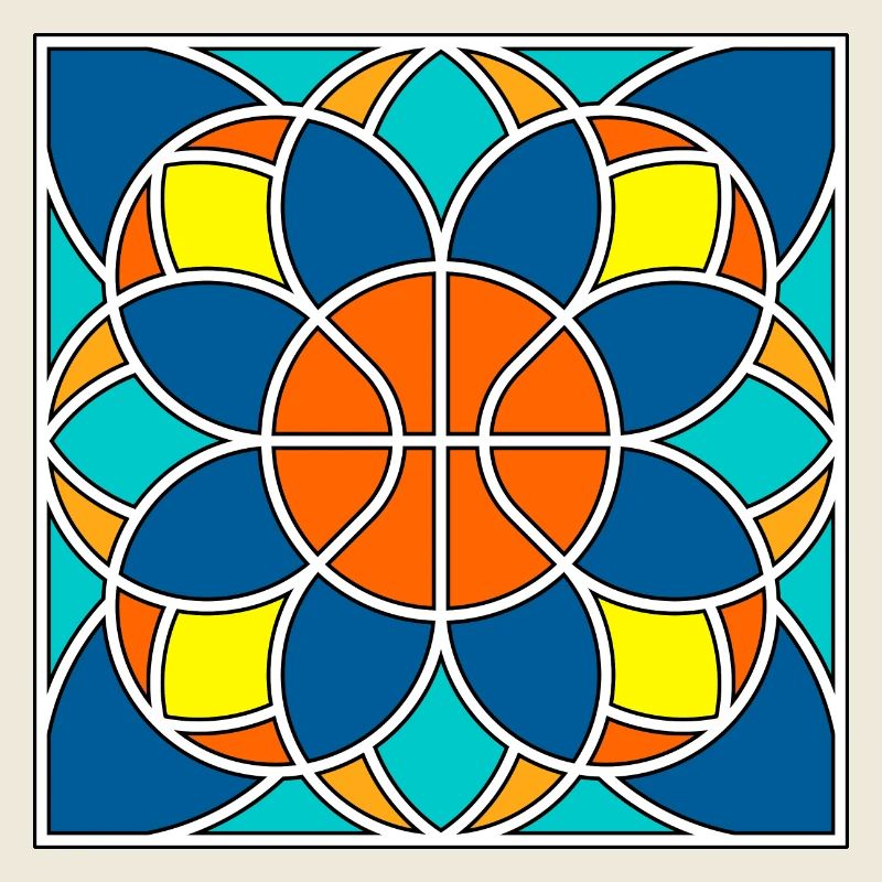 Mandala de basket-ball