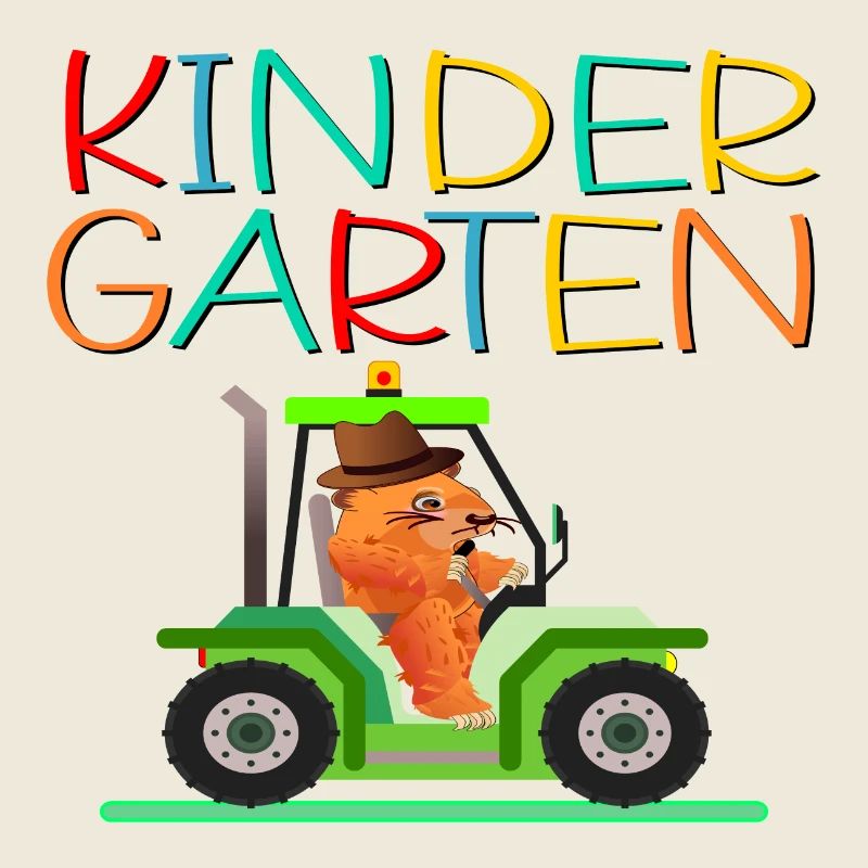 Kindergarten Kind Traktor
