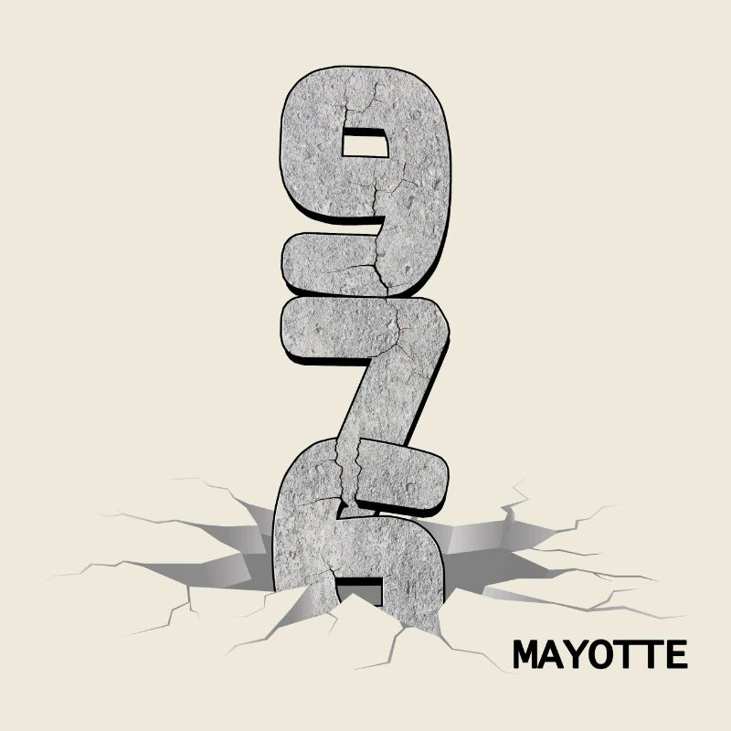 T SHIRT 976 mayotte