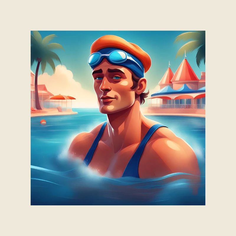 vacances à la mer, baignade, vacances d'été