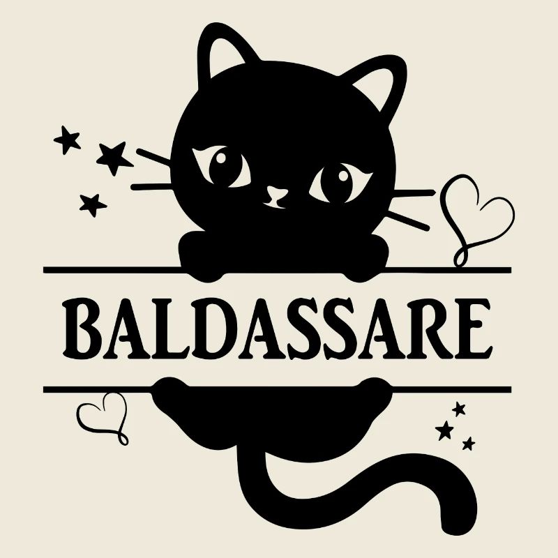Baldassare t-shirt chat idée cadeau chat