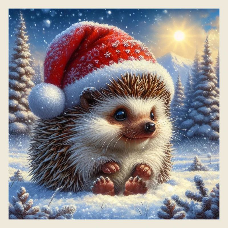 Christmas Hedgehog