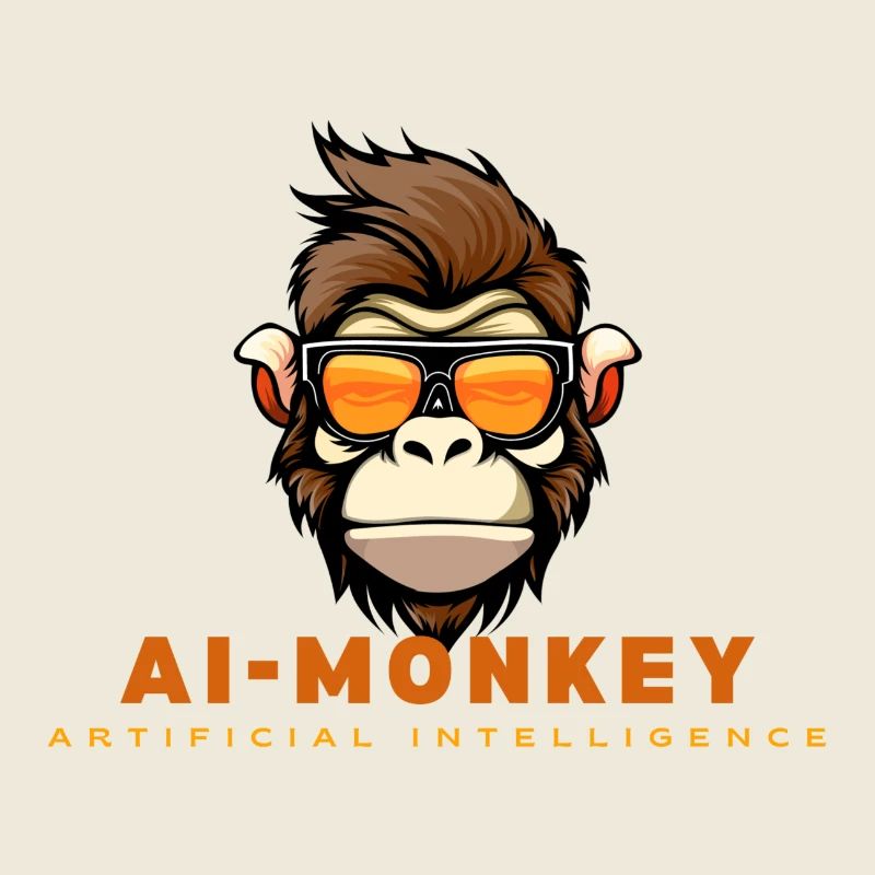 AI Affe mit Sonnenbrille