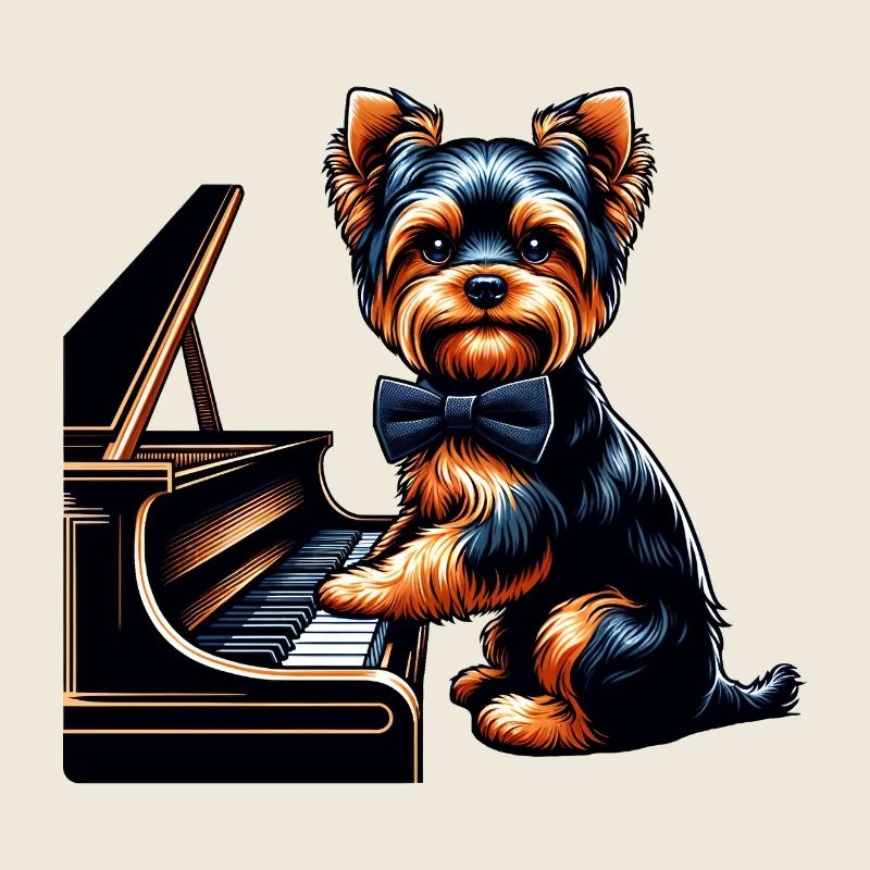 Yorkshire Terrier piano